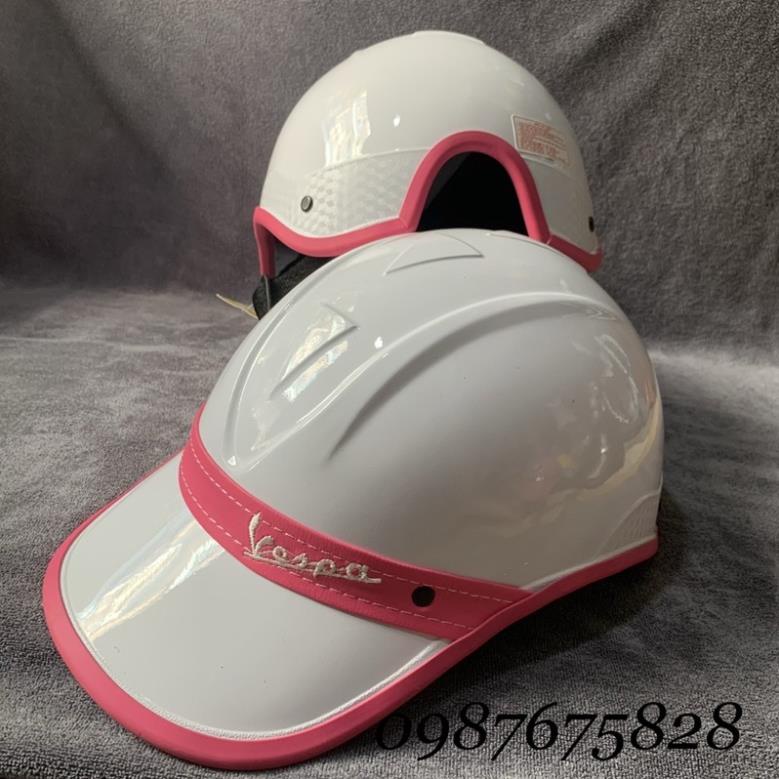 🔥 Xả Kho 🔥 nón bảo hiểm kết đai da Vespa Nam /Nữ  chuẩn đẹp