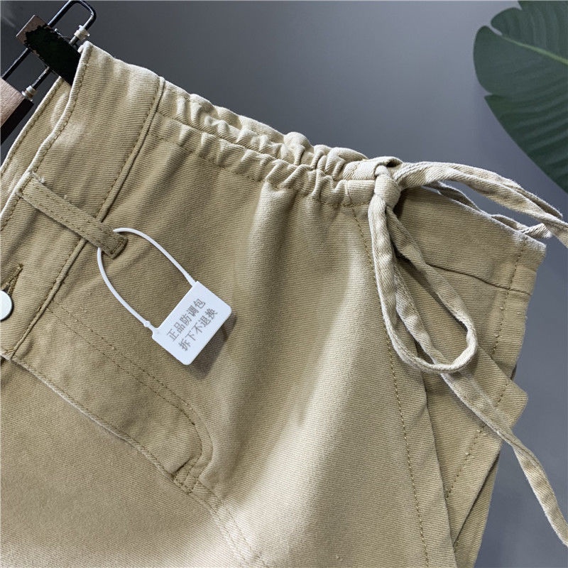 Chân Váy denim Chữ a Lưng Cao Phối Dây Rút Phong Cách Thời Trang Mới 2023