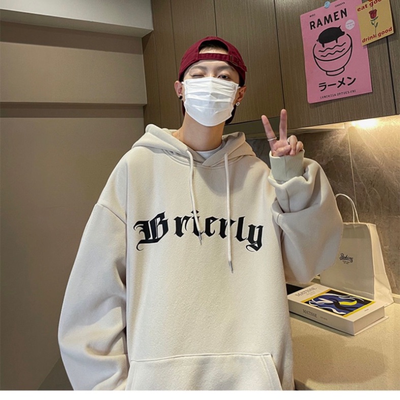 Áo hoodie nam nữ chất nỉ bông quảng châu cực dày và đẹp in chữ BRIRRLY