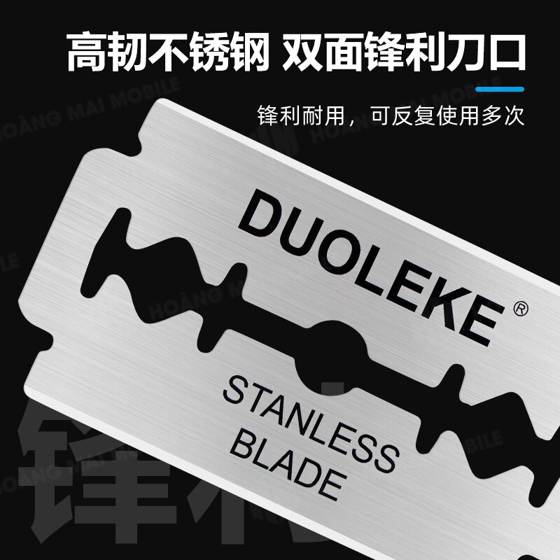 10 lưỡi dao lam mỏng DUOLEKE