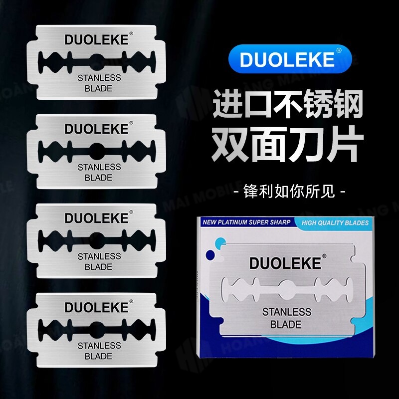 10 lưỡi dao lam mỏng DUOLEKE