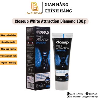Kem đánh răng Closeup White Attraction Diamond 100g