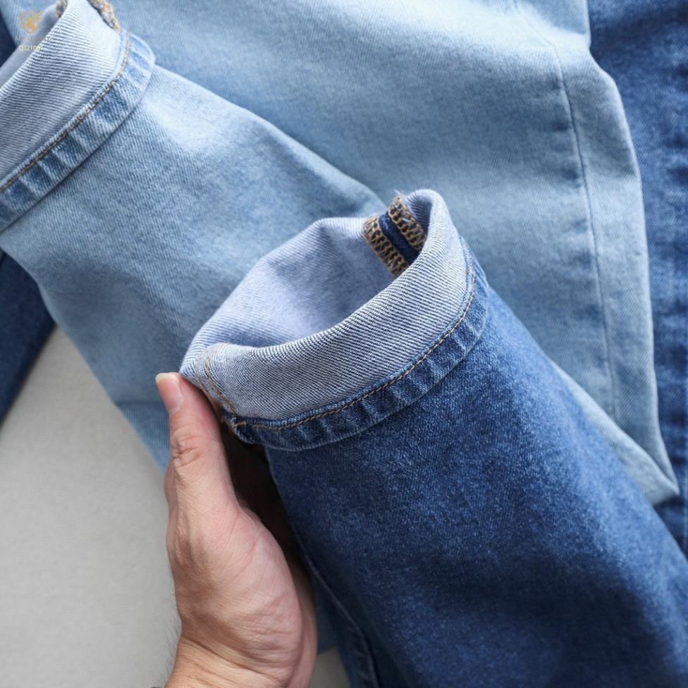 Quần Jean Nam DSQ Màu Xanh Vảy Sơn Khóa Sườn , Quần Bò Nam Thời Trang Chất Liệu DeHim Co Giãn BN03