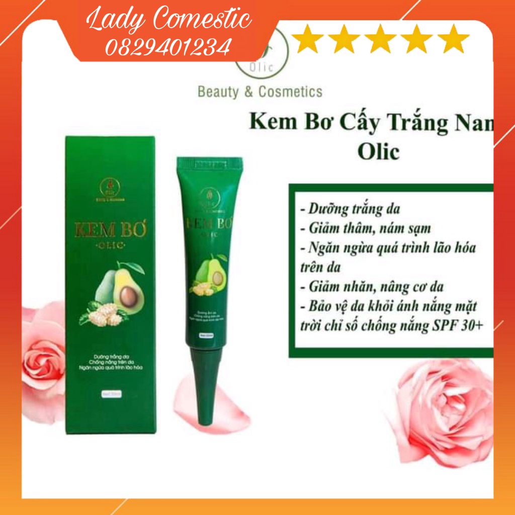 [HÀNG CHÍNH HÃNG] Kem bơ cấy trắng Nano Olic - Kem bơ Nano Olic chính hãng