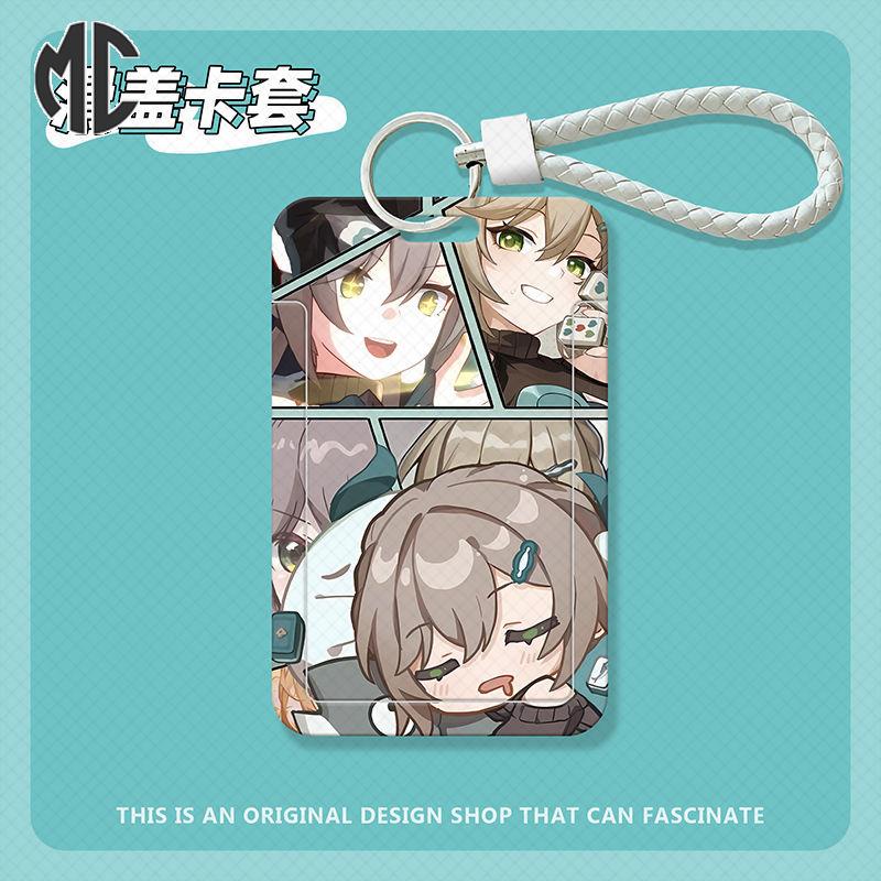 （MC）Đựng thẻ học sinh Honkai: Star Rail  Qingque Bộ thẻ trượt bìa thẻ bữa ăn thẻ xe buýt thẻ ID bìa bảo vệ kiểm soát truy cập thẻ trường
