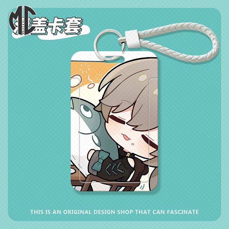 （MC）Đựng thẻ học sinh Honkai: Star Rail  Qingque Bộ thẻ trượt bìa thẻ bữa ăn thẻ xe buýt thẻ ID bìa bảo vệ kiểm soát truy cập thẻ trường