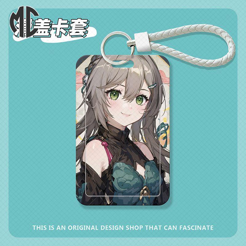 （MC）Đựng thẻ học sinh Honkai: Star Rail  Qingque Bộ thẻ trượt bìa thẻ bữa ăn thẻ xe buýt thẻ ID bìa bảo vệ kiểm soát truy cập thẻ trường