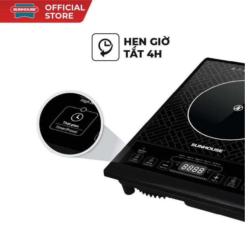 Bếp hồng ngoại cơ Sunhouse SHD6011 | Công suất 2000W | Bảo hành chính hãng 12 tháng