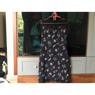 váy/ đầm von hoa sz l phối ren