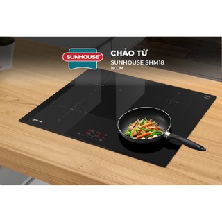 [Chính hãng] Chảo đáy từ SUNHOUSE phi 18-30cm (đen)