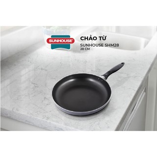 [Chính hãng] Chảo đáy từ SUNHOUSE phi 18-30cm (đen)