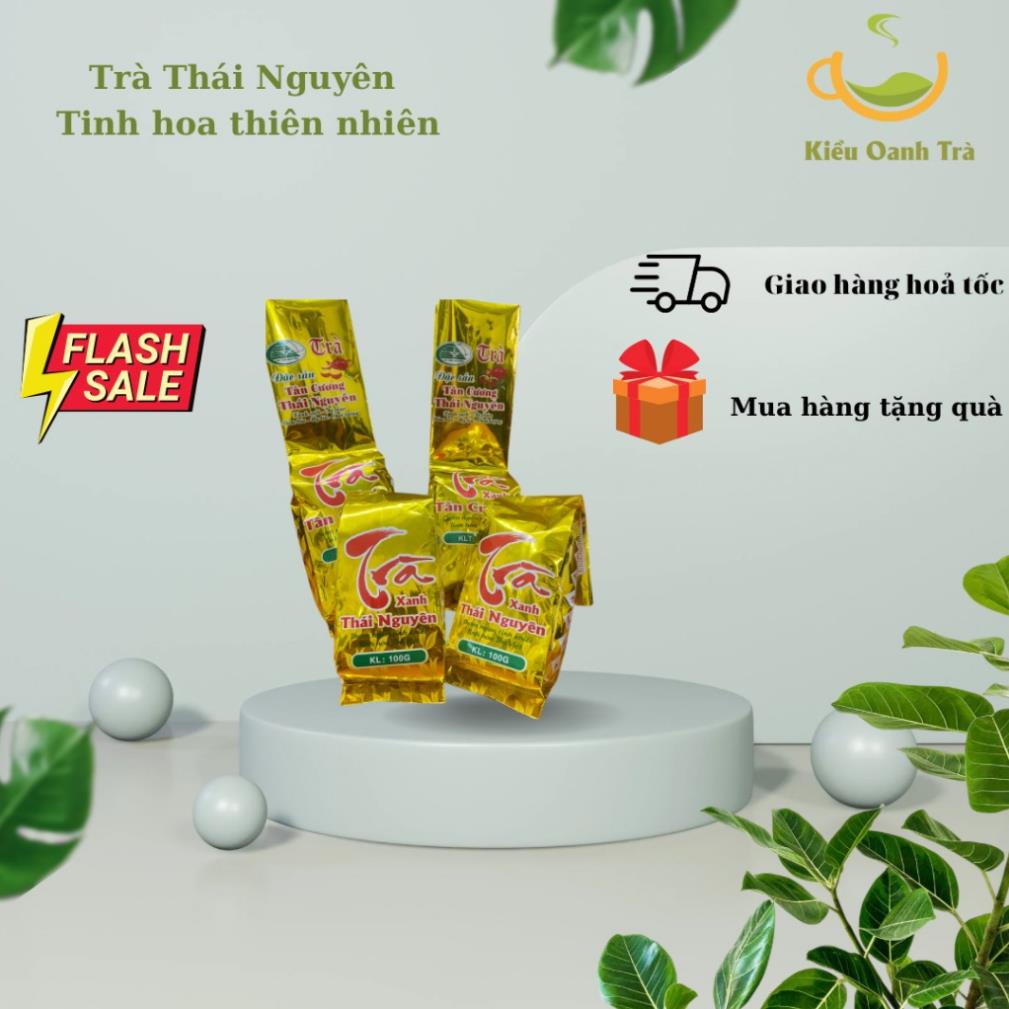 1kg chè Thái Nguyên loại ngon[TẶNG KÈM 1 TÚI ĐỰNG QUÀ] Trà Thái Nguyên đặc sản - Kiều Oanh Trà Tân Cương Thái Nguyên | BigBuy360 - bigbuy360.vn