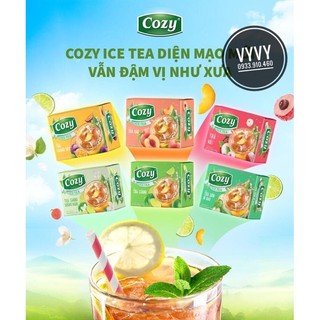 Trà Cozy hoà tan ( Đào - Vải - Dâu - Chanh - Gừng - Bí Đao - Ổi - Matcha )