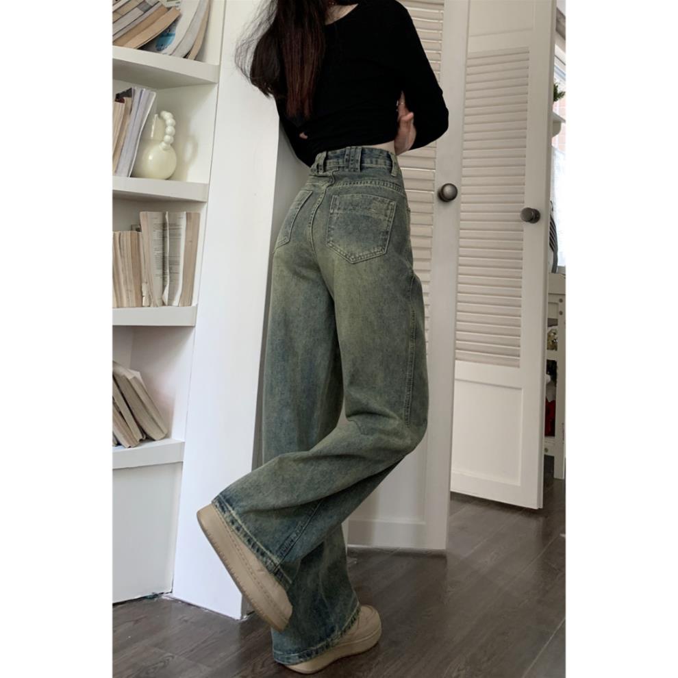 Quần Jeans Nữ Ống Rộng Chất Denim Cao Cấp, Quần Bò Nữ Ống Xuông Hottrend 2023 QC28 | BigBuy360 - bigbuy360.vn