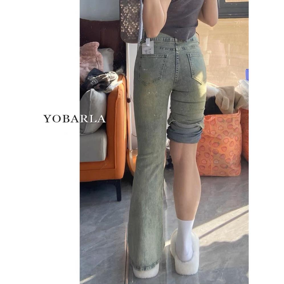 Quần Jeans Nữ Ống Loe Che Khuyết Điểm, Quần Bò Nữ Ống Loe Co Giãn 4 Chiều Mặc Cực Mềm Mịn QC41 | BigBuy360 - bigbuy360.vn