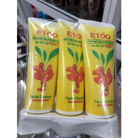 Sữa rửa mặt E100 nghệ 100g
