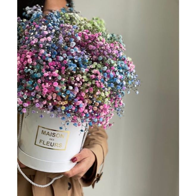 BÓ HOA BABY, HOA THỦY TINH xinh xắn, tiện lợi làm quà tặng, decor phong cách nàng thơ