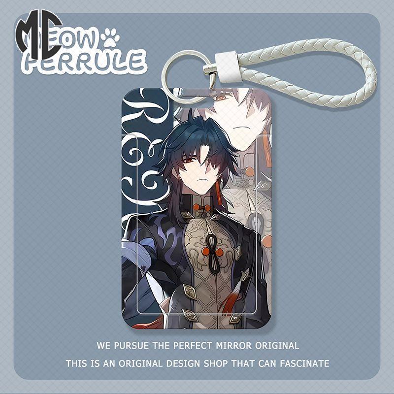 （MC）Đựng thẻ học sinh Honkai: Star Rail  Luocha Hook Blade Dan Heng Bộ thẻ trượt thẻ ăn thẻ xe buýt nữ