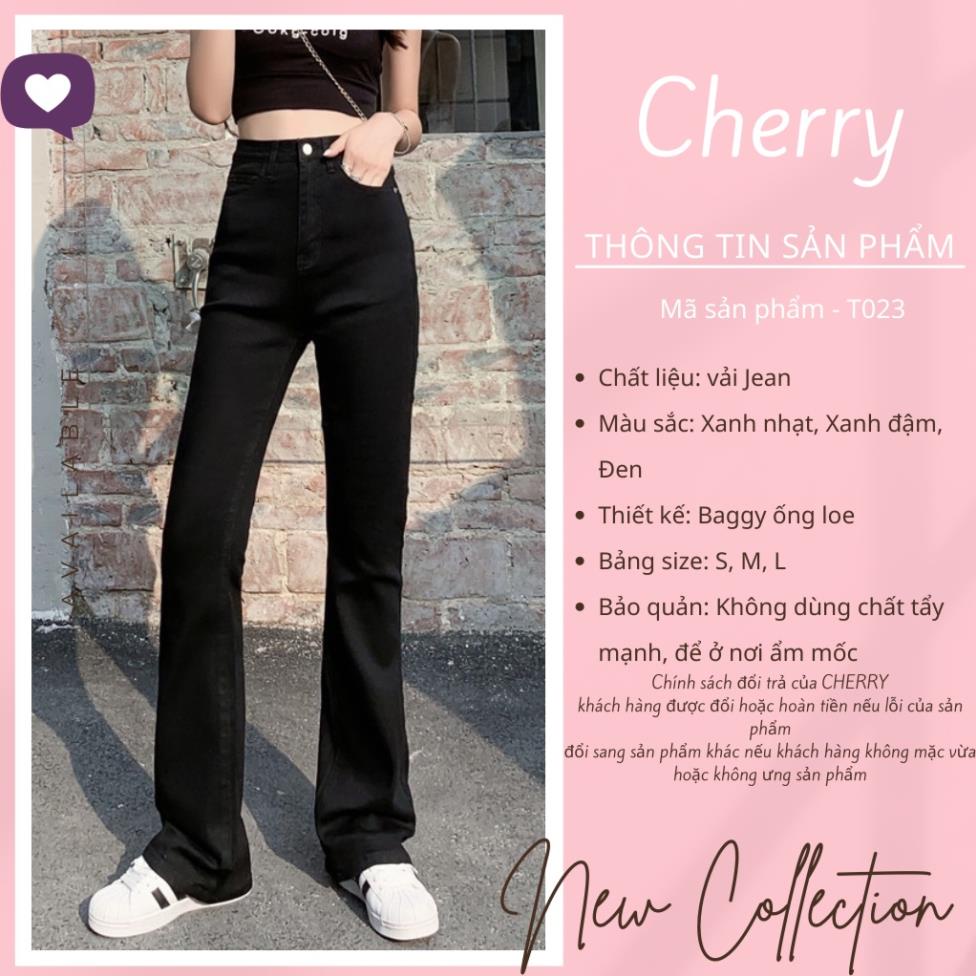 Quần Bò Nữ Ống Loe , Quần Jeans Nữ Ống Loe Màu Xanh Bạc HOTTREND TL43 | BigBuy360 - bigbuy360.vn