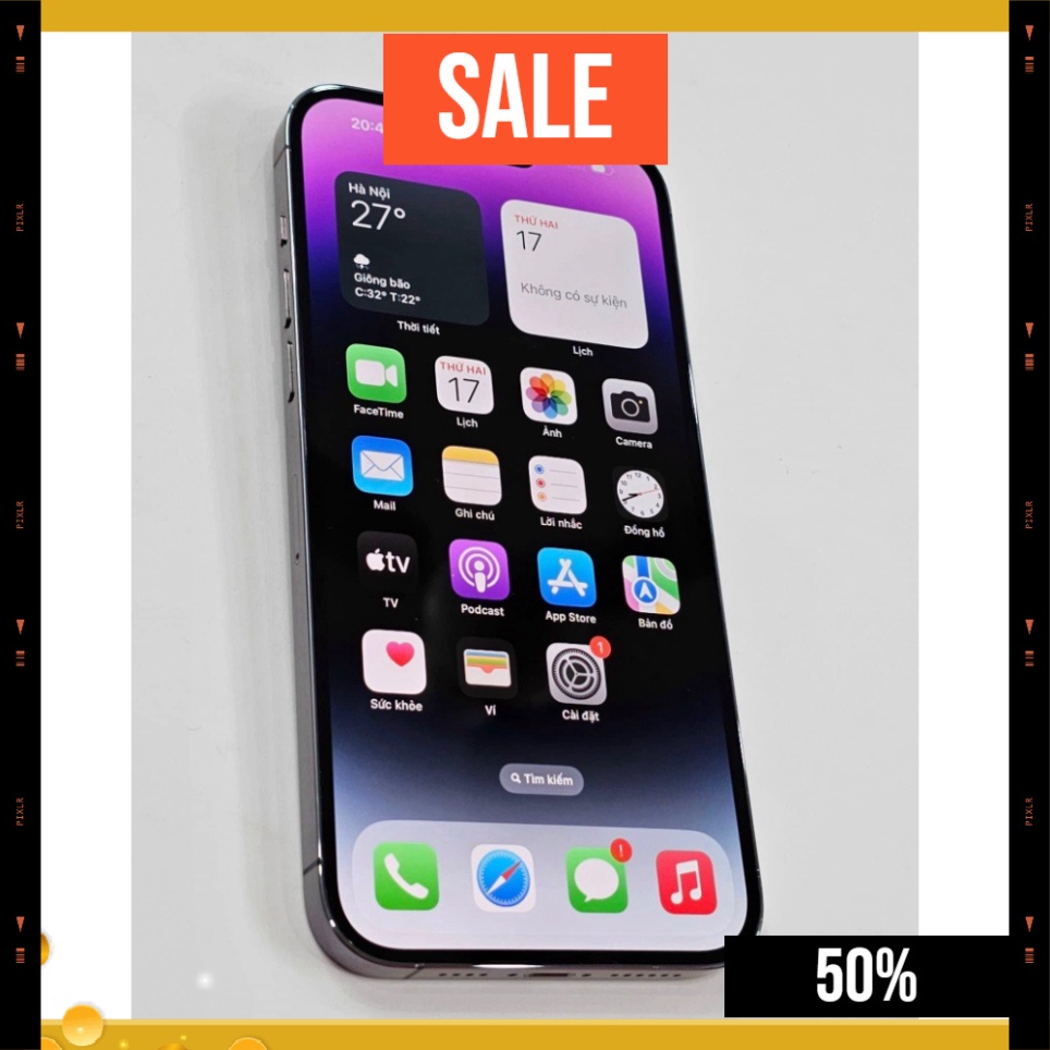 Điện thoại lp 14 pr0 max 128GB - like new 99% - bảo hành 12 tháng  moi