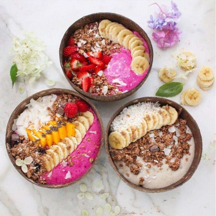 Bộ bát chén gáo dừa và thìa muỗng gỗ tự nhiên Annut