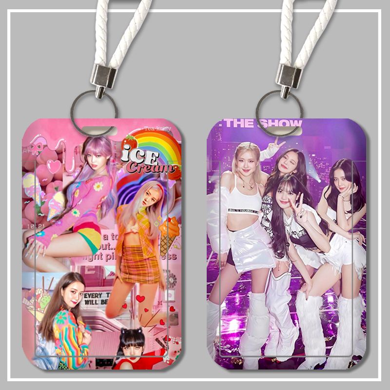 Dây Đeo Thẻ In Hình Nhóm Nhạc blackpink Xinh Xắn