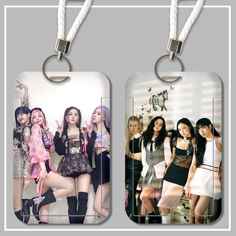 Dây Đeo Thẻ In Hình Nhóm Nhạc blackpink Xinh Xắn