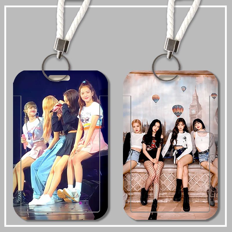Dây Đeo Thẻ In Hình Nhóm Nhạc blackpink Xinh Xắn