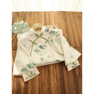 Pretty lady fish Sườn Xám Cách Tân Phong Cách retro Mùa Xuân Mới Thanh Lịch Cho Nữ