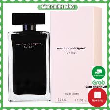 Nước hoa nữ Narciso For Her Eau de Toilette EDT màu đen 100ml - dầu thơm nữ tính gợi cảm và quyến rũ - HANA