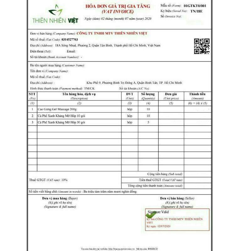 Đặc sản TN Cà phê xanh hộp 30 gói
