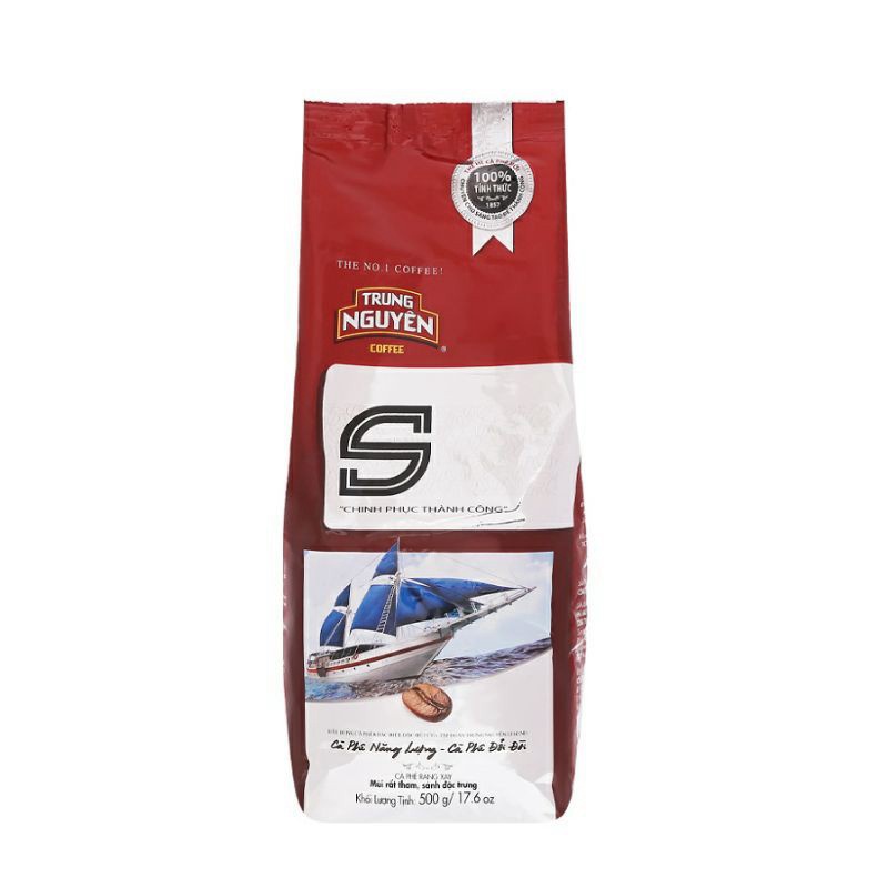 Nguyên chất Cafe trung nguyên bịch 500g - 2 loại chữ S và chữ I