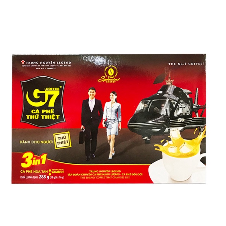 Nguyên chất Cà Phê Sữa Hòa Tan Trung Nguyên Legend G7 3in1