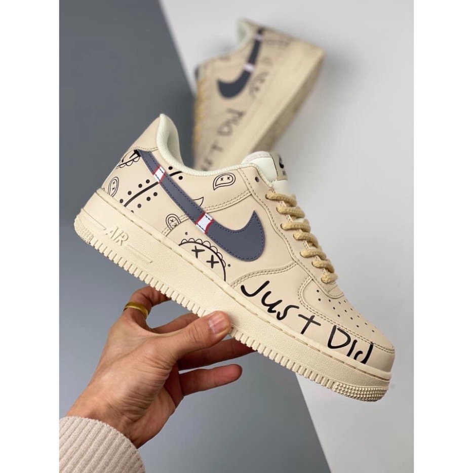 FullBoc FullBox Giày thể thao AF1 just did , AIR FORD just did màu nâu dành cho nam nữ