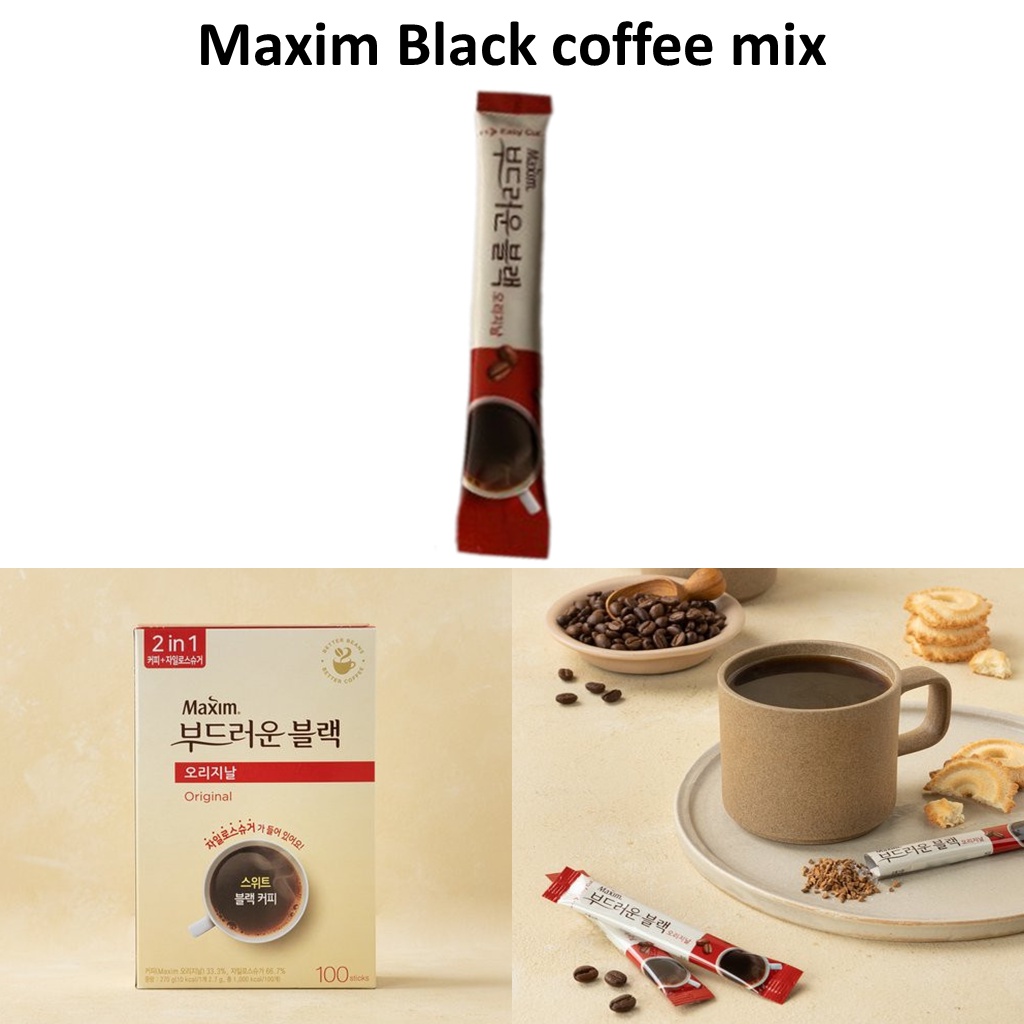 Nguyên chất 10 Gói cà phê hòa tan MAXIM nhiều loại tùy chọn