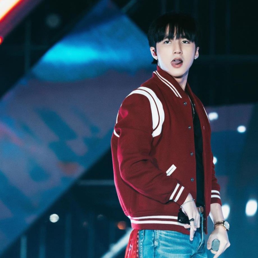 Áo khoác bomber Varsity SLP Teddy  Sơn Tùng MTP Vải Dạ Hot trend .