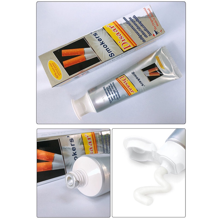 Kem đánh răng làm trắng răng Smokers Disaar 100gr dành cho người hút thuốc