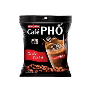 [Bịch lớn] Cà phê PHỐ cà phê sữa đá bịch 30 gói x 24g