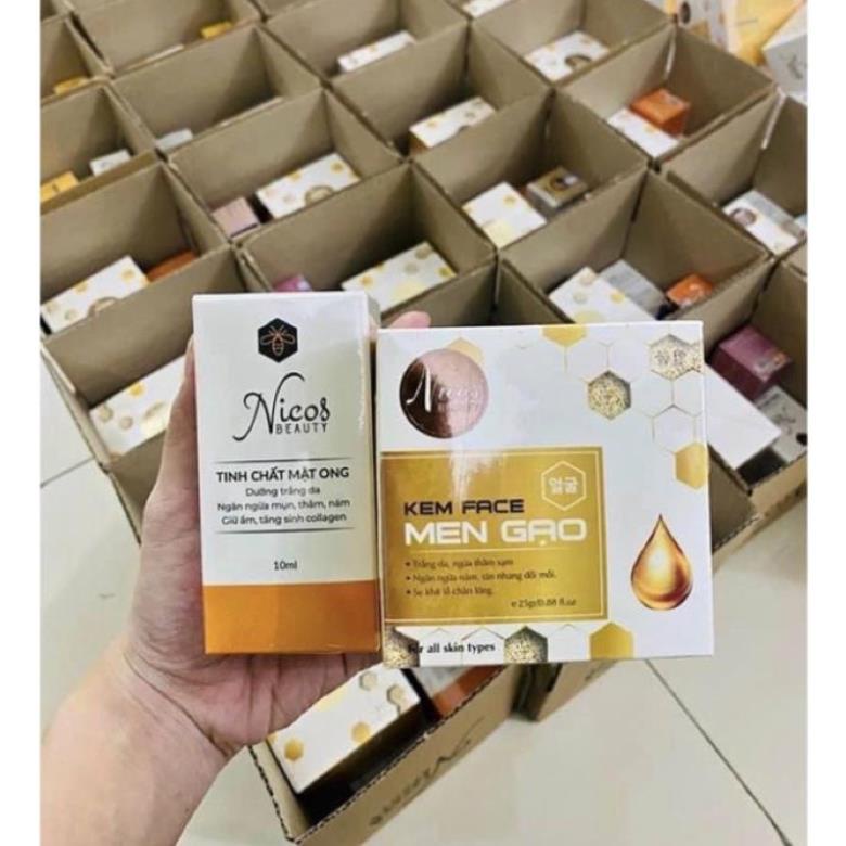 KEM FACE MEN GẠO Hàng chính hãng + serum nicos