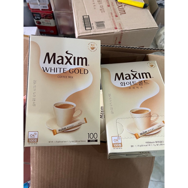 Đặc sản TN Cà phê hàn quốc maxim hàn quốc 100 gói date 31/10/2024