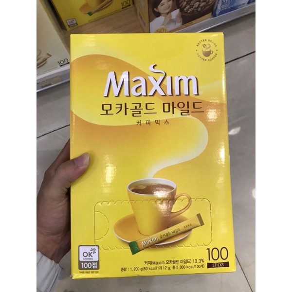 Đặc sản TN Cà phê hàn quốc maxim hàn quốc 100 gói date 31/10/2024