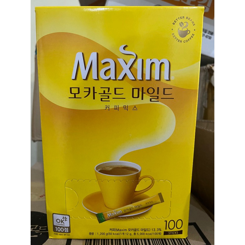Đặc sản TN Cà phê hàn quốc maxim hàn quốc 100 gói date 31/10/2024