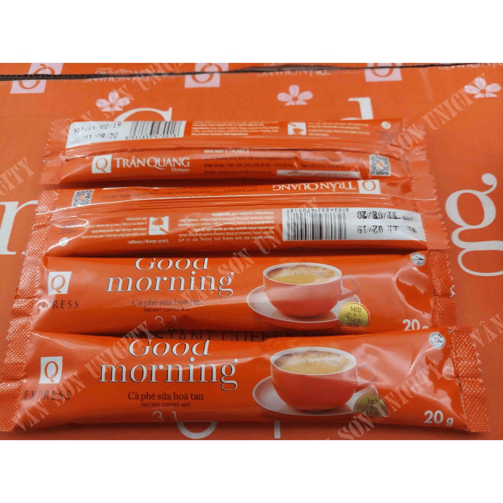 Đặc sản TN Combo 2 Bịch Cafe Trần Quang 24 gói x 20gr - hàng luôn mới