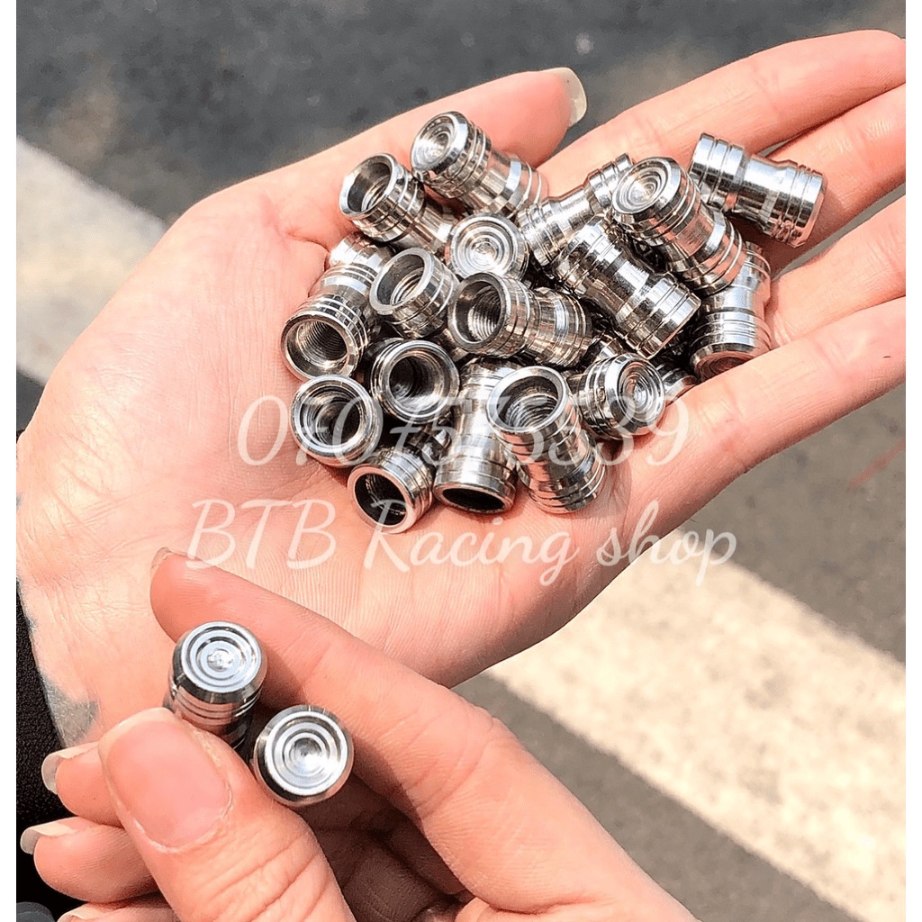 CẶP VAN VÒI - NẮP CHỤP VAN VÒI INOX 304 CHO CÁC DÒNG XE