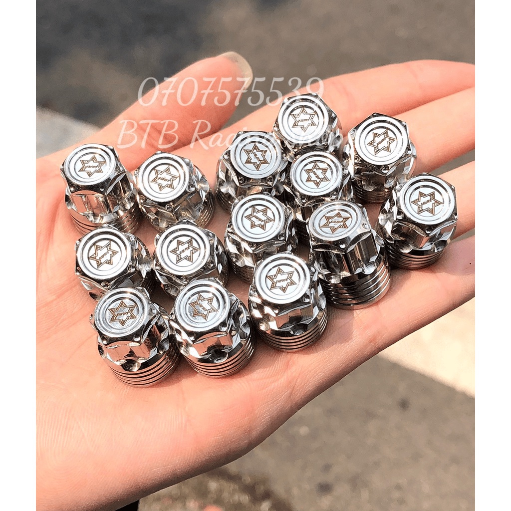 CẶP VAN VÒI - NẮP CHỤP VAN VÒI INOX 304 CHO CÁC DÒNG XE