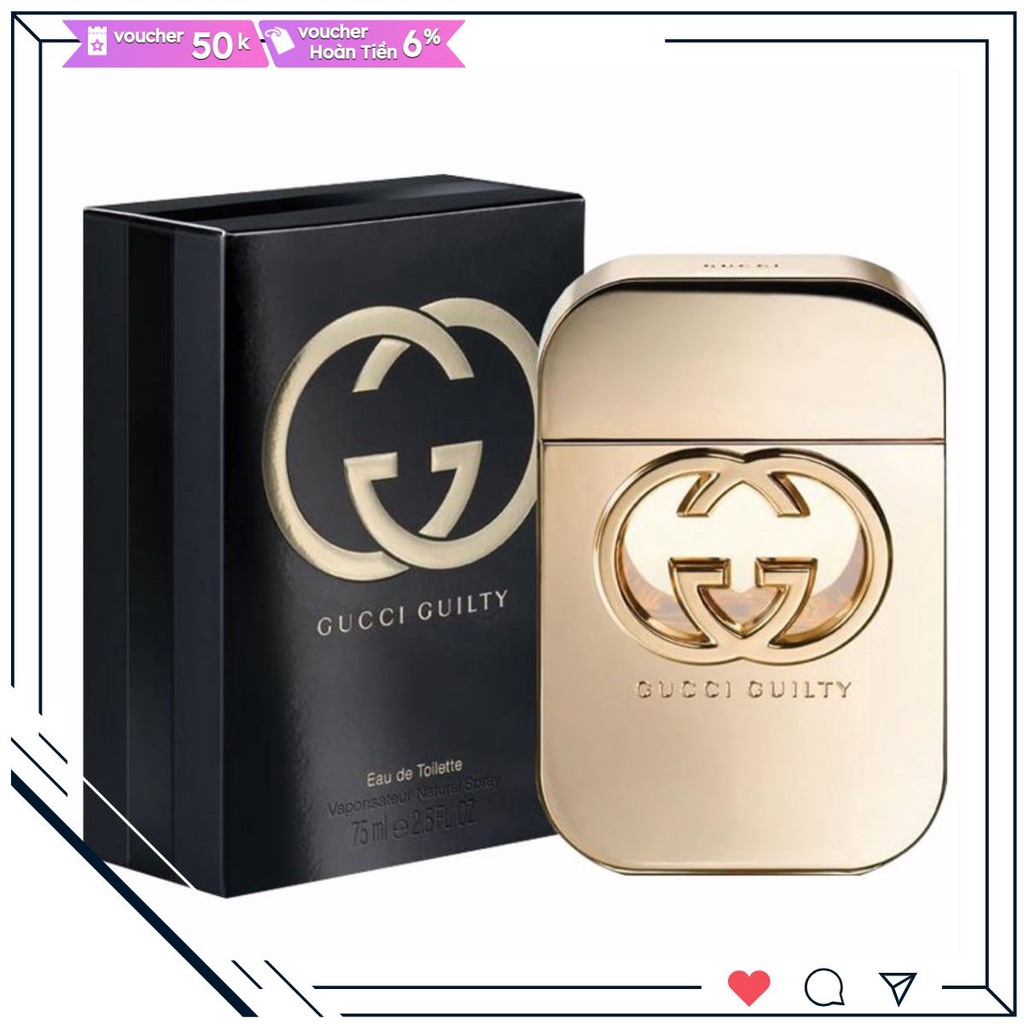 🌠 !! Nước hoa nữ 𝑮𝒖𝒄𝒄𝒊 𝑮𝒖𝒊𝒍𝒊𝒕𝒚 PHIÊN BẢN EDT 75 ml / 50ml Fullseal FullBox 🌠𝙼𝚒𝚊 𝚂𝚝𝚘𝚛𝚎