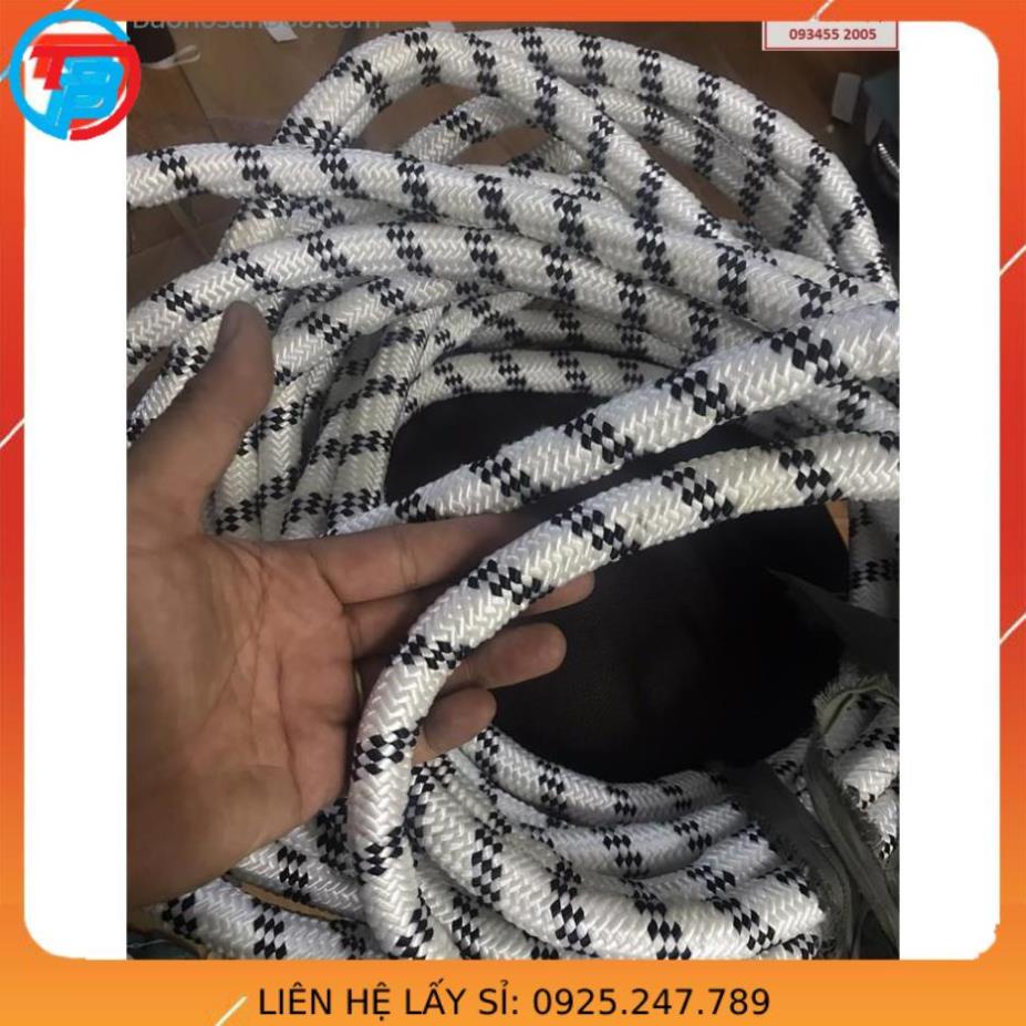 16mm, 18mm. Dây dù, dây thừng cường lực cứu sinh dành cho thợ lăn sơn, leo trèo mái nhà