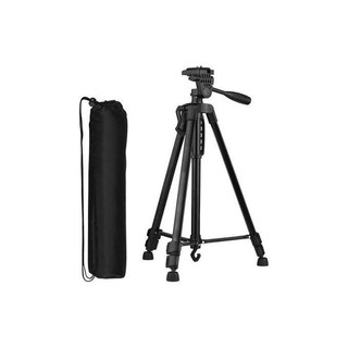 Giá đỡ gậy chụp hình 3 chân cho điện thoại máy ảnh hợp kim Tripod 3366 kéo cao 1m5 xoay 360