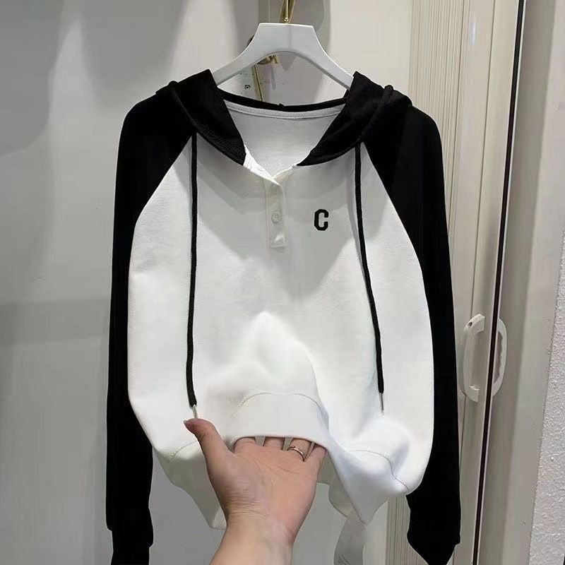 Áo Hoodie Tay Dài Thời Trang Mùa Thu Phong Cách Hàn Quốc Mới