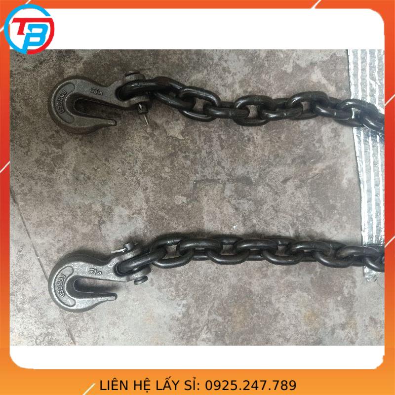 Dây xích đúc tải cao phi 8mm cáp thép giá sỉ